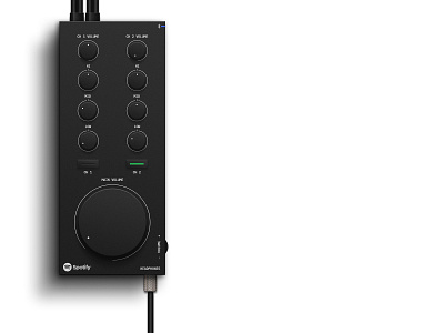 WIP - Portable DJ mixer (just for fun) application dj dj app hardware music music app spotify ui ui ux ui design