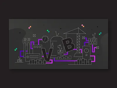 Venture Builder blog post illustration illustration art venture venture builder