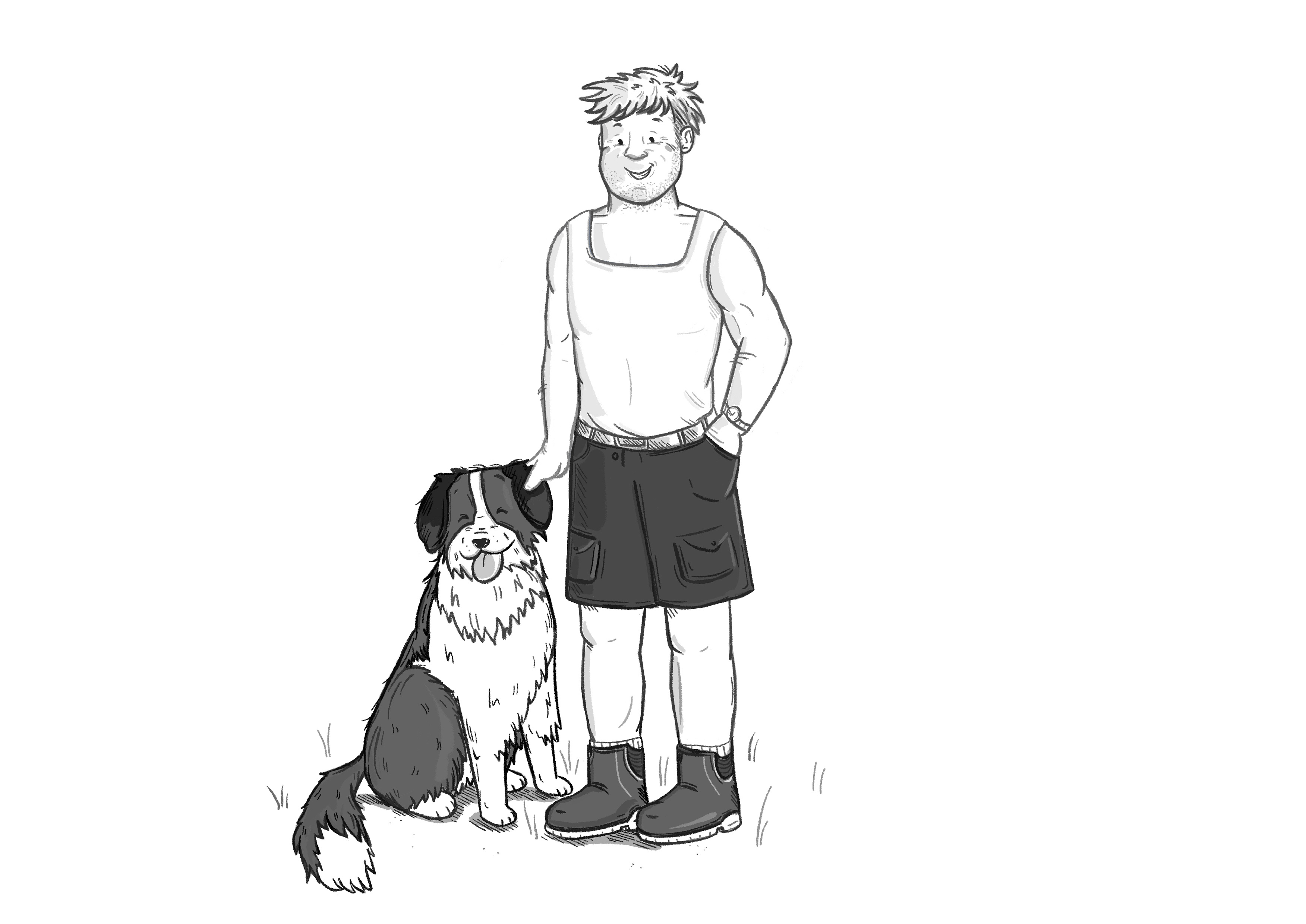 Example of Dingo and his dog Ella