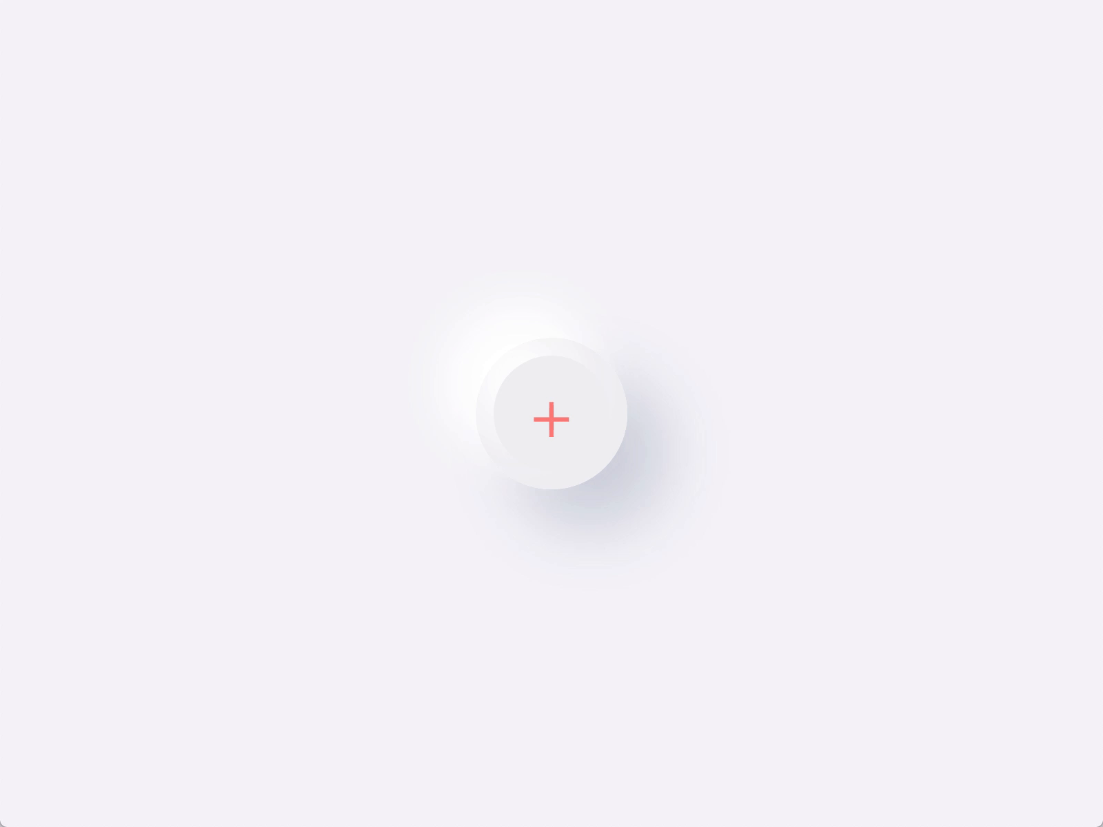 Neumorphism - Button Interaction action animation app buttons flat interaction minimal neumorphic neumorphism shadow trend ui white xd