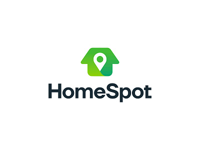 Home Spot - Logo Design clever clever logo gps home home icon home logo house house icon house logo location map minimalist logo monogram pin pin logo real estate real estate logo smart smart design smart logo