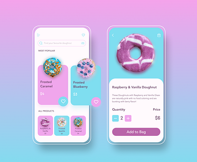 E-Commerce Shop Daily UI #012 012 dailyui donut shop food foodapp