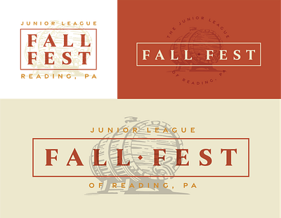 Fall Fest barrel concept ember fall logo orange red rustic tan whiskey