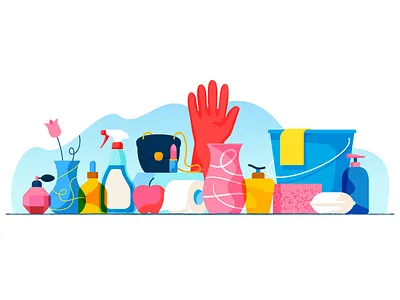 Still life fresh ceramics clean fresh illustration illustrator miguelcm soap still life vector