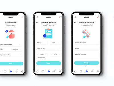 PillApp app app design application design logo medicine app pill pills ui ui ux ui ux design ui design ui ux uidesign uiux ux ux ui ux design uxdesign uxui