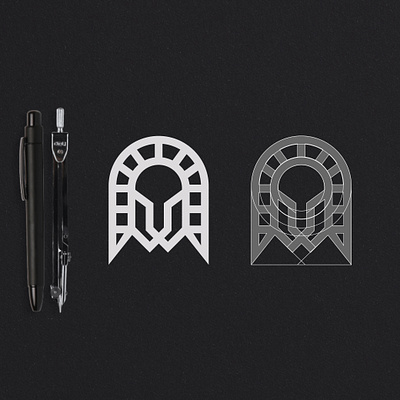 the egeptian spartan logo design! logo concept brand minimal logo design brand branding mark