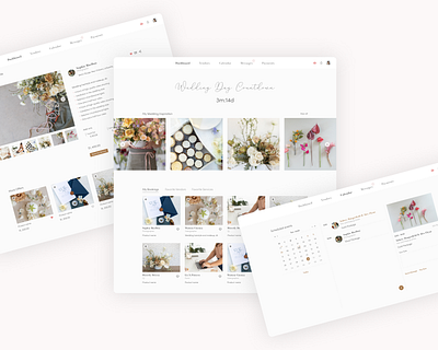 Wedding Flower shop app bouquet bridal dashboad design ecommerce flowers market marketplace shop ui ux web website wedding