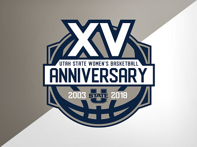 Utah State WBB Anniversary anniversary athletics basketball branding identity logo university