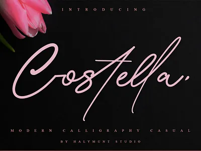 Costtella typography