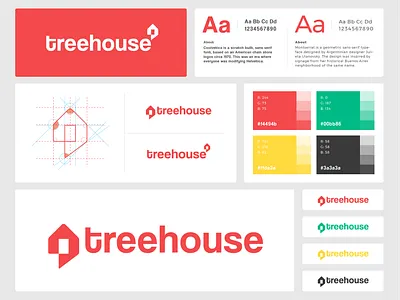 Treehouse | Brand Guidelines brand guidelines brand identity brand system branding branding design coliving color palette design logo treehouse vector