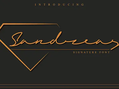 Sandreas / Signature typography