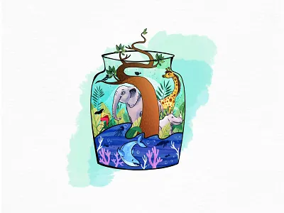 ENVIRONMENT adobe art design illustration