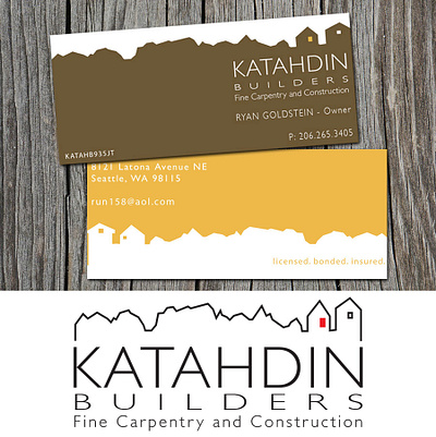 Katahdin Builders art branding design icon illustration illustrator lettering logo typography