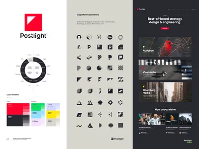 Postlight Branding branding drawing icon identity illustration iphone logo mark sketch website