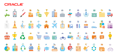 Icons - Oracle art design icon illustration illustrator vector