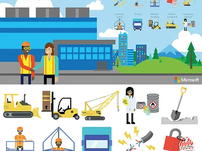 Icons - Microsoft art branding design icon illustration illustrator logo vector