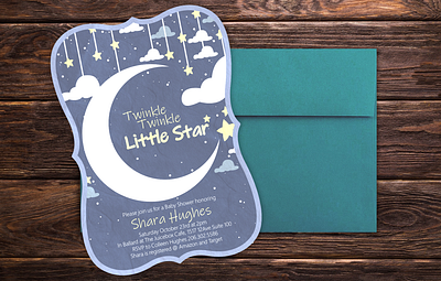 Baby Shower - Print Work art design illustration illustrator lettering typography vector