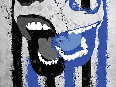 Black & Blue design graphic design illustration