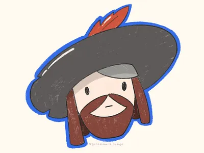 Barboza procreate illustration