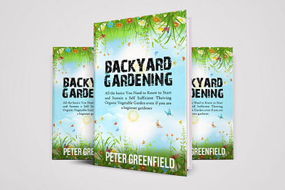 Gardening book cover to appeal to women aged 25 - 55 banner design billbord design book cover book cover design business card design businesscard cover art flyer design illustration poster art