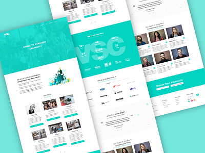 VSC Landing Page Exploration branding homepage homepage design landing page landingpage