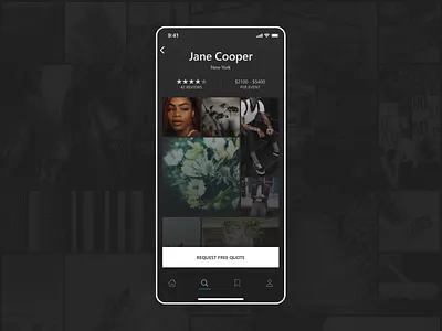 Photographer search app concept aplication concept design mobile app mobile app design uidesign ux ux ui design