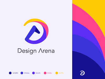 Design Arena Logo 🎨 flat design iconography icons illustration logo logo design branding logodesign ui vector