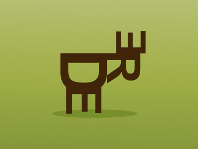 Deer animal antler nature shape silhouette wood