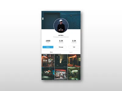 User Profile android app app dailyui ios app profile profile page ui user page user profile ux