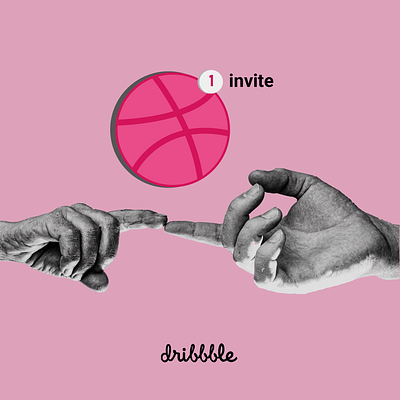 dribbble invite! adobe illustrator adobe photoshop design dribbble dribbble invite hands illustration invite vector