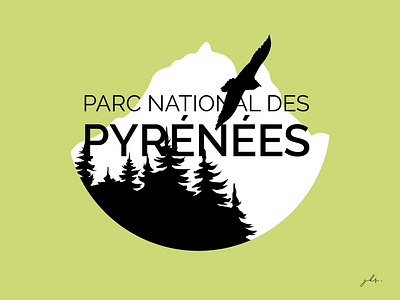 DLC 20 : national park dailychallenge dailydesignchallenge dailylogo dailylogochallenge design designchallenge hiking illustration logo logochallenge national park parc park pyrenees randonnée vector