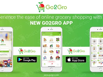 Grocery App Promotion Poster app design banner ads banners graphicdesign grocery app logo social media design vector