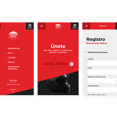 Ducati DMAC - Responsive design development uxui website