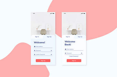 SignIn Practice design exercise minimal practice ui ux