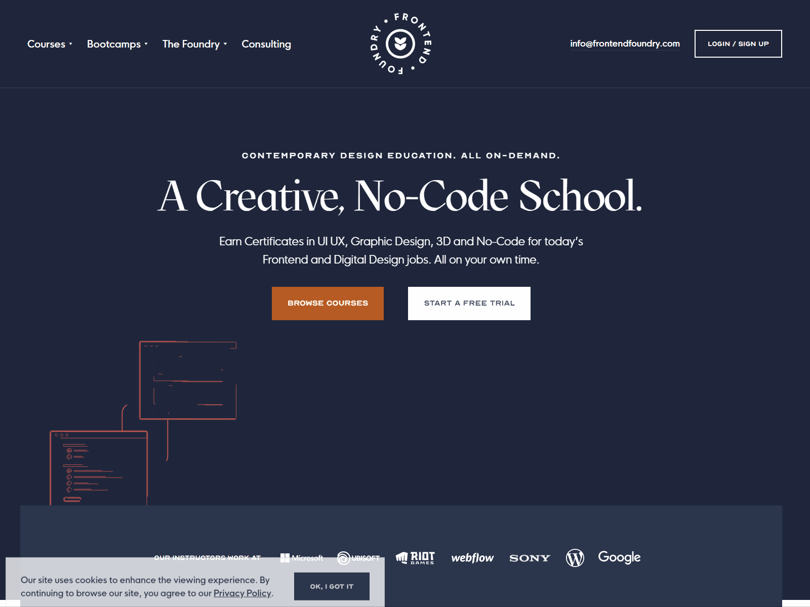 Frontend Foundry Loading Animation animated gif animation animation 2d animation after effects hero hero illustration hero image lottie lottiefiles webflow website