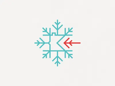 Chill Out Challenge adventure arrow branding challenge cold frost frozen ice logo mark minnesota mn out outdoors outside snow snowflake state winter