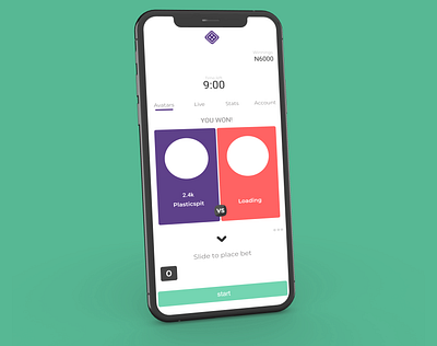 Social media betting app app design ui ux design ux