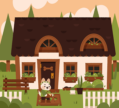 Home digital art digital illustration illustration kids illustration vector vector illustration