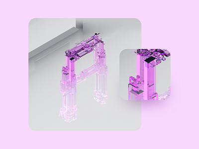 36 days of type A 3d 3d artist c4d cinema 4d cinema4d design flat illustration