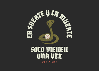 LA SUERTE Y LA MUERTE adidas football futbol graphic design illustration snake soccer spanish