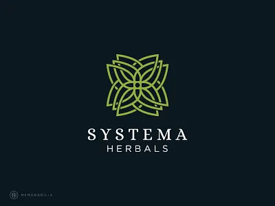 Systema Herbals adobe illustrator awesome logo brand identity branding branding and identity branding design designlogo flat flowers herbals logo logo design logodesign logos logotype minimalist minimalist logo simple