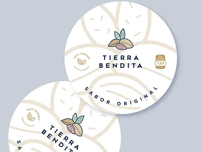 Tierra Bendita_sticker design forms illustration logo logos logotipo logotipos logotype typography