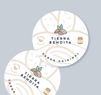 Tierra Bendita_sticker design forms illustration logo logos logotipo logotipos logotype typography