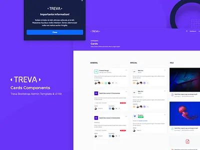 Cards Components - Treva Admin Template admin admin dashboard admin design admin panel admin template admin theme bootstrap bootstrap 4 bootstrap admin bootstrap4 branding card card design cards cards components cards ui sass ui ui ux design uiux