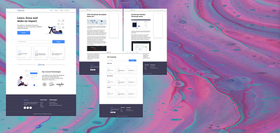devLog - Online Tutorial platform for developers design ui web