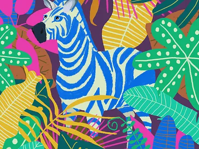 Plants and animals A2rtwork illustration