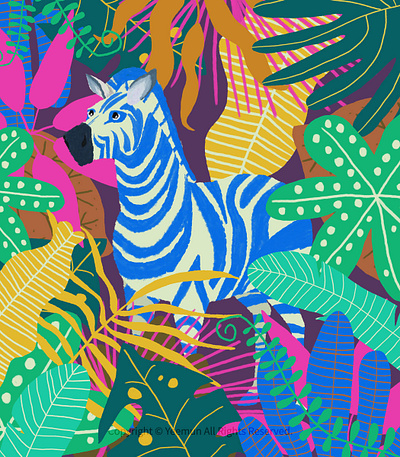 Plants and animals A2rtwork illustration