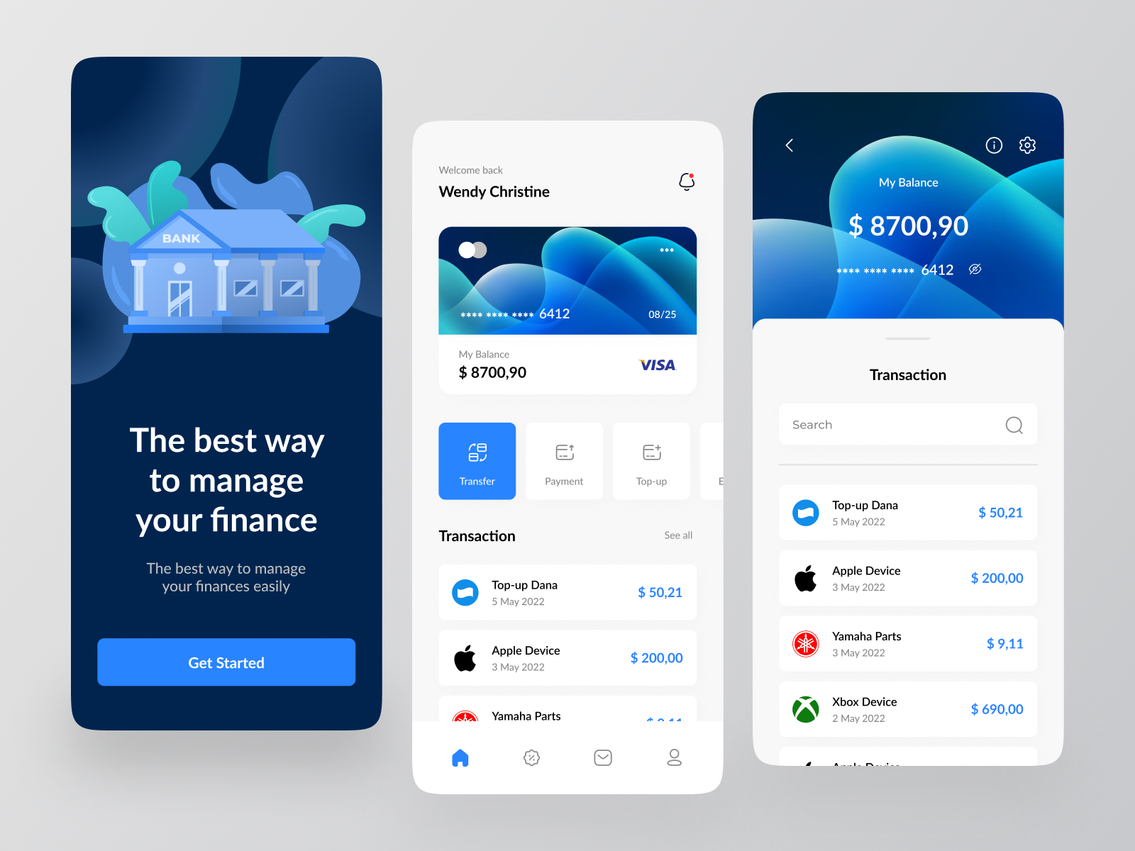 Ginko - Finance Mobile App