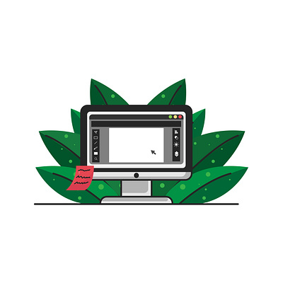 desktop flat illustration art character creative design illustration illustrator portrait vector vexel work