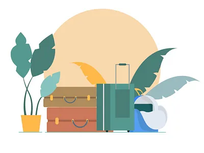 Travelling ilustration concept app design design app dribble flat illustration ilustration ilustrator mobile web